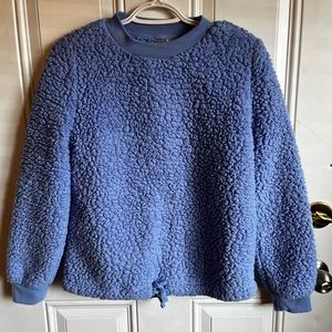 Blue Sherpa Pullover